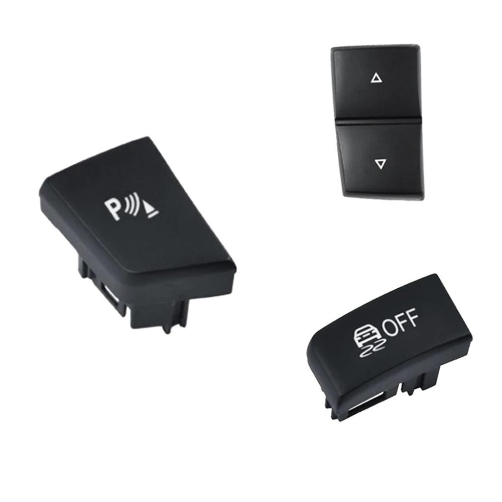 annyi [Replacement] Car Sports Mode Switch Button 61319267890 for BMW 5 6 Series X3 X4 F10 F18 Center Console Switch Button LHD (Black NO.3)