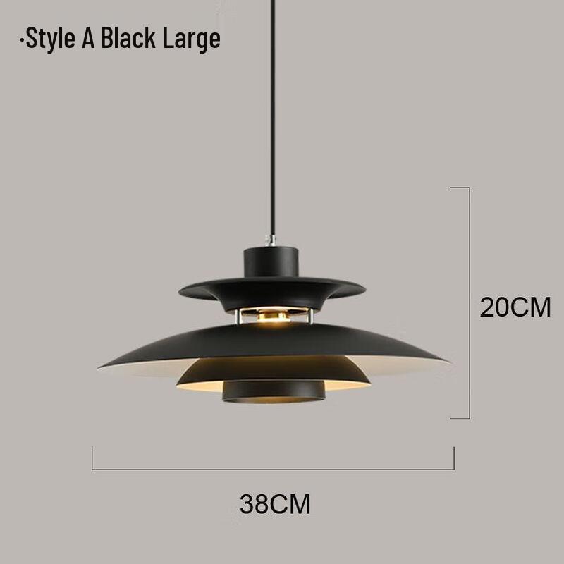 Retro Iron Art Pot Lid Pendant Lamp