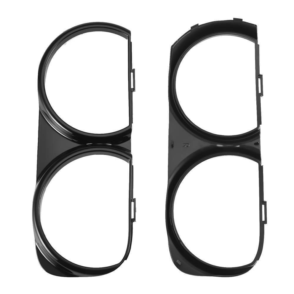 Front Headlight Lamp Bezel Trim LH & RH Pair for Dodge Challenger 2015-2021