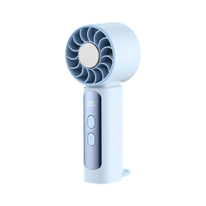 Ice Pack Handheld Turbo Mini USB Fan with Long-Lasting Portable Semiconductor Cooling