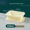 650ml Disposable Corn Starch Takeout Food Containers