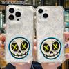 Phone Case: 2D Flat Suitable for iPhone 18 17 16 15 14 13 Pro, Transparent with Corner Protection, Skull, Christmas and Halloween Gift