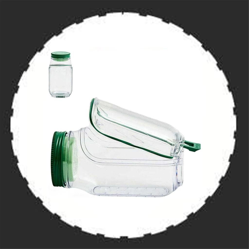 Side Open Leakproof Dressing Container W/Lid Salad Pod Jar Jar Salad Container for Cookie Candy Sugar Nuts