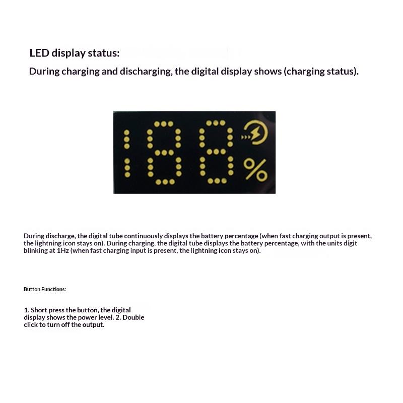 Fast Charge Module Ip5356 Digital Display Qc/Pd3.0 Support For Lithium Battery Charge Compact And Stable Industrial Power Module