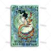 Artisian Swimming Metal Sign Diving Tin Plate Sport Decorative Plaque Ocean Funny Wall Decor Garage Bar Pub Club Hotel Cafe