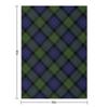 Gunn Clan Family Tartan Cross Pattern Throw Blanket Retros Large Luxury Brand Designers Blankets