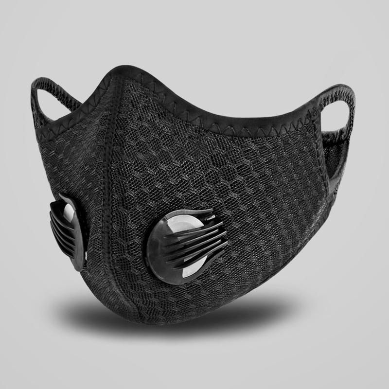 Fahrradmaske Herren und Damen Wind- und Staubdicht Fahrradausrüstung Kalt und Warm Maske Halbes Gesicht Laufen Atmungsaktiv Aktivkohle