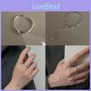 Fashionable Adjustable 925 Silver Ring For Women With Modern Geometric Design And Cool Elements