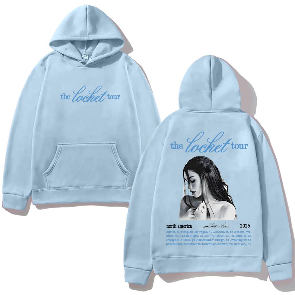 

Madison Beer Locket Tour Hoodie North American Tour 2026 Dates ONLY Madison Beer Concert Merch Hoody Autumn/Winter Comfortable Clothing XS