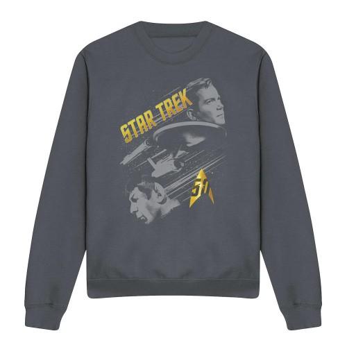 STAR TREK Unisex-Sweatshirt „50 Jahre Frontier“ für Erwachsene