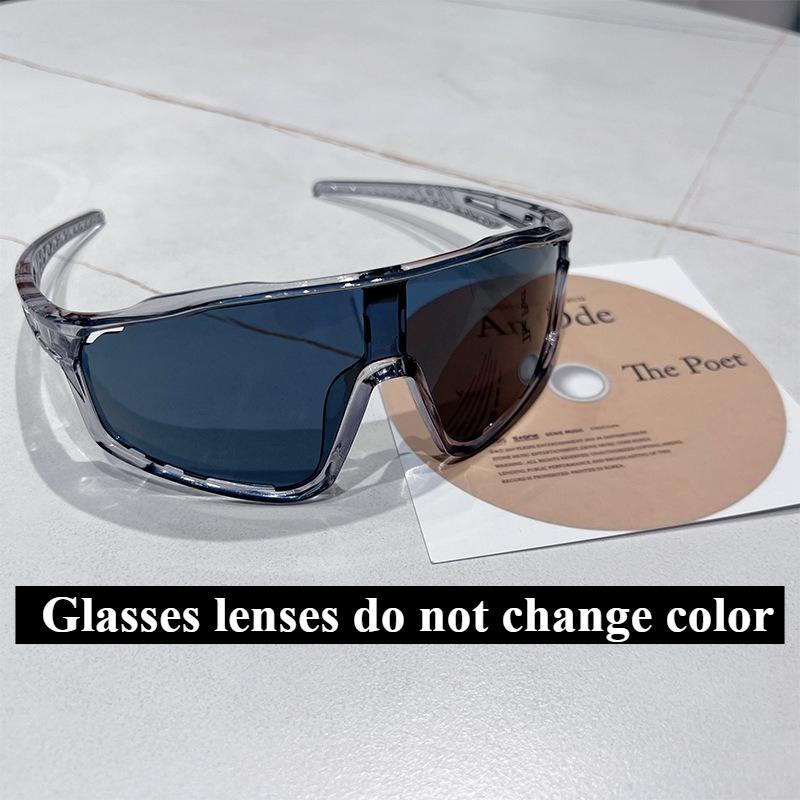Color-Changing In Sunlight  Outdoor Sports Glasses Cycling Sunglasses Unisex Bicycle Riding Protective Glasses