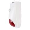 Solar Infrared Sound Light Alarm Custom Voice Input 110dB Waterproofing Wireless Motion Sensor Siren for Home Security
