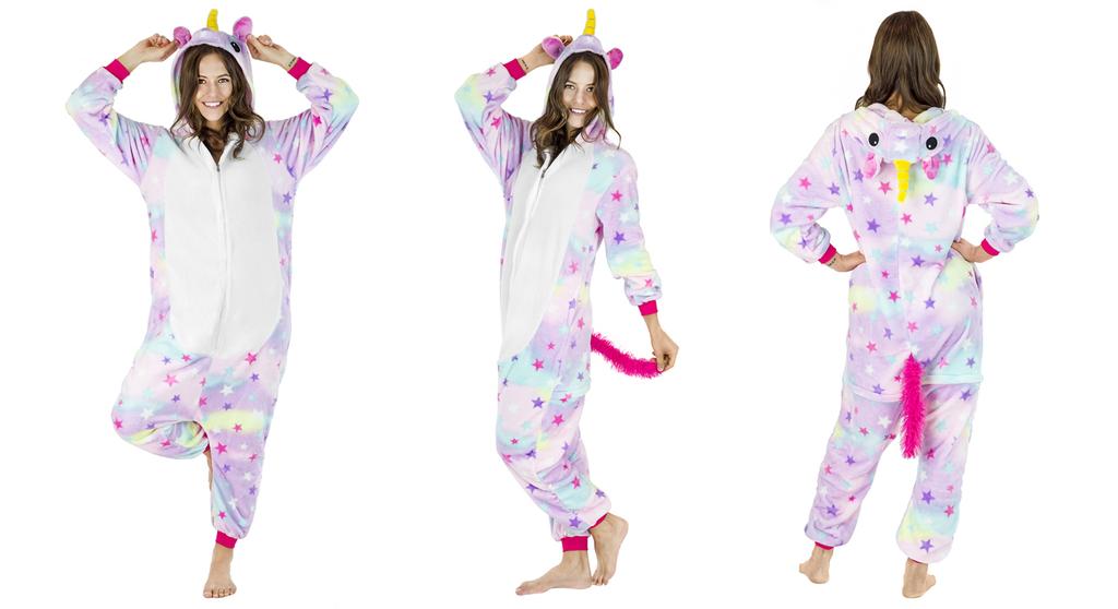Costume, Onesie, Kigurumi, Warm One-piece Pajamas, Onesie Stars Costume - XL