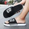 Men Summer Slippers Outdoor Casual Beach Slippers Trend of Personalized Flip-flop Sandals Flip Flops Non-slip Shoes Hip-hop