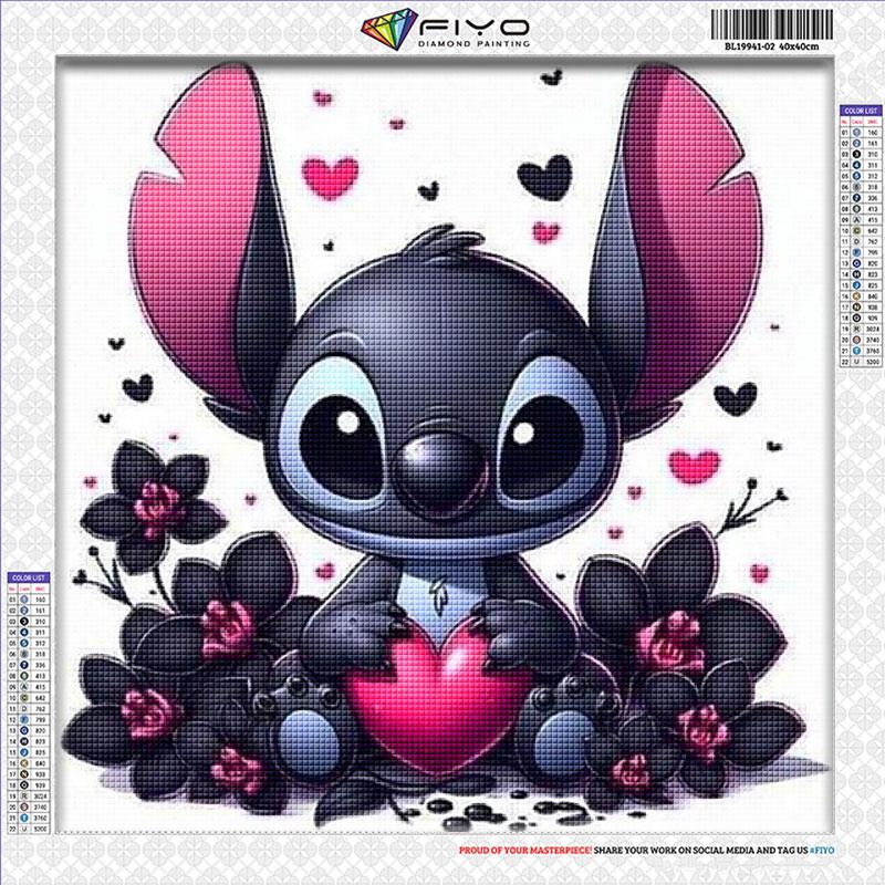 Diamond Painting Lilo & Stitch Diamond Embroidery Rhinestone of Picture Mosaic Art Cross Stitch Kits Home Decor