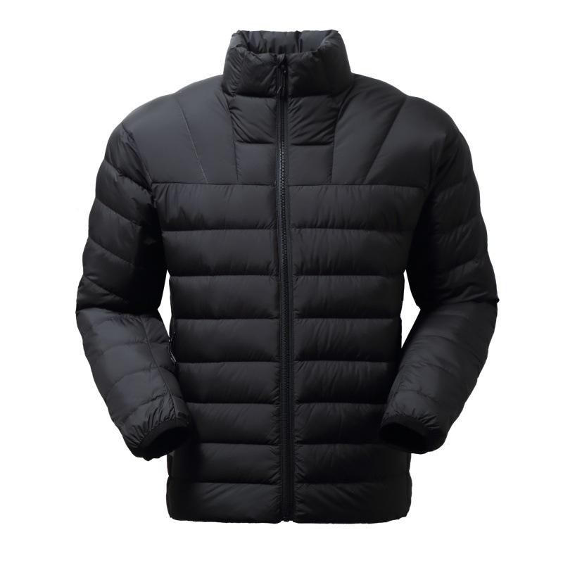 Men's Lightweight Stand Collar Down Jacket - Warm Outdoor Sports Coat 2026