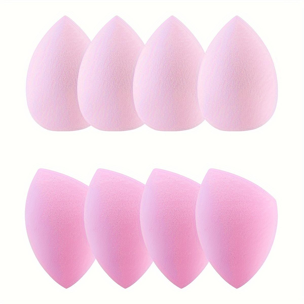 

8 Pcs Beauty Egg Makeup Sponge Blenders Beauty Sponges Foundation Applicator рожевий