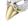 Adjustable Eagle Mask Half Face Animal Mask Lifelike Halloween Party Cosplay Costume Mask with Long Nose for Women Men