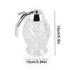 Vasetto Dispenser Sciroppo di Miele Contenitore Anti-Goccia Barattoli di Miele Vasetto Olio Tipo Push Vasetto Dispenser Miele Bottiglia Salsa Barattolo Sigillato Imbuto