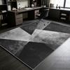 Minimalism Black White Gray Geometric Study Carpet Antiskid Easy Cleaning Living Room Rug Washable Room Decoration Home Mat