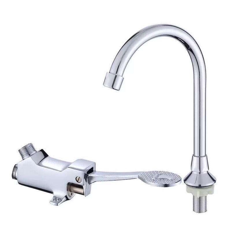TLXT Foot Pedal Non-Contact Single Cold Basin Faucet