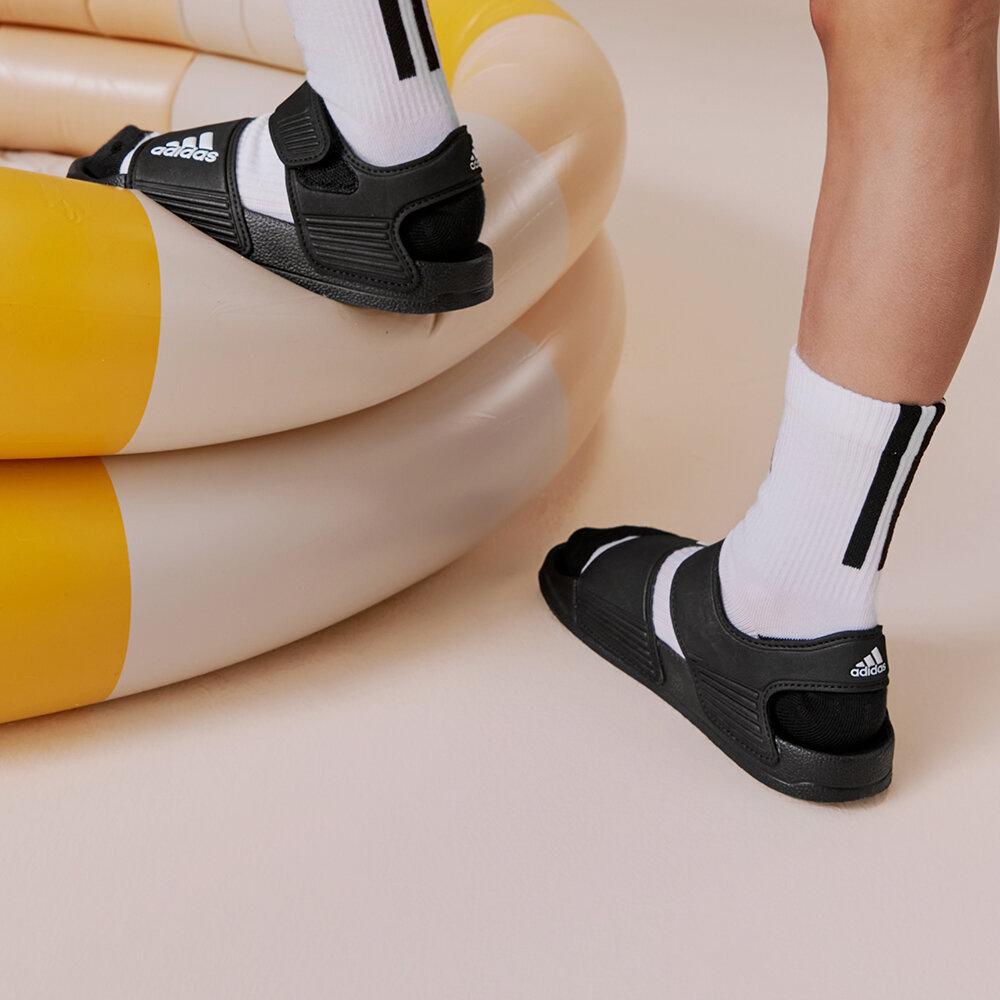 adidas Adilette Sandals Core Black Cloud White (GS)