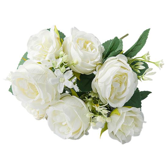Graceful Bridal Bouquet Realistic Elegant Ornamental