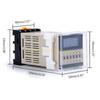 DC12V/24V/AC220V/380V Repeat Cycle DPDT for Time with Base DH48S-S Programmable Digital Display for Time 8 T Top Sale