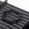 Bait Rolling Plate ABS Plastic Black Portable Lightweigh Fishing Bait Roll Board for Outdoor