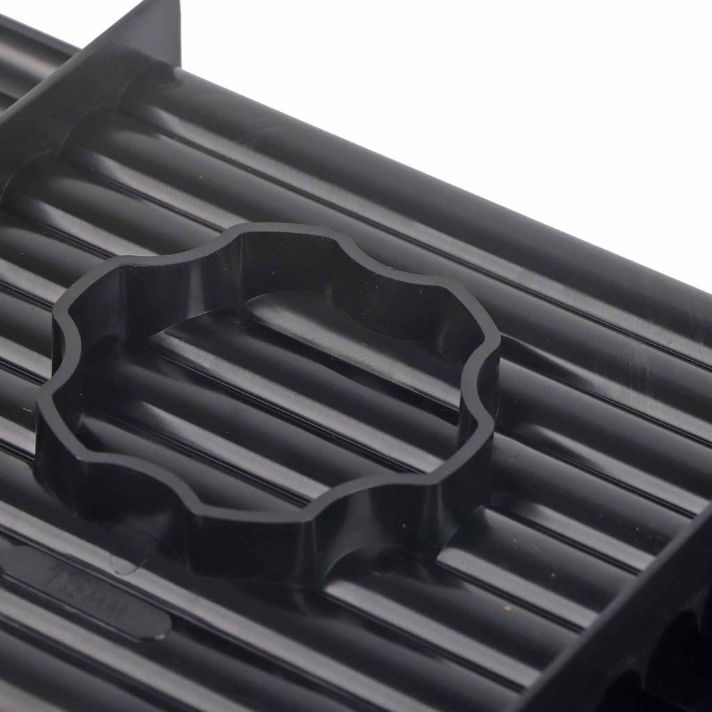 Bait Rolling Plate ABS Plastic Black Portable Lightweigh Fishing Bait Roll Board for Outdoor