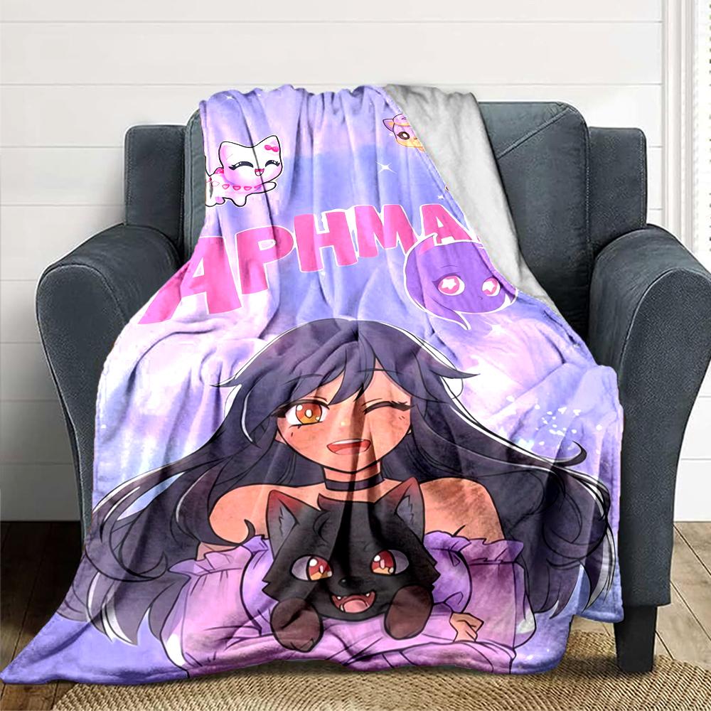 1Pc Aphmau'S Whimsical World Blanket For Couch Bed Plush Cozy Fuzzy Blanket Super Soft Warm Blankets For Fall And Winter 09181