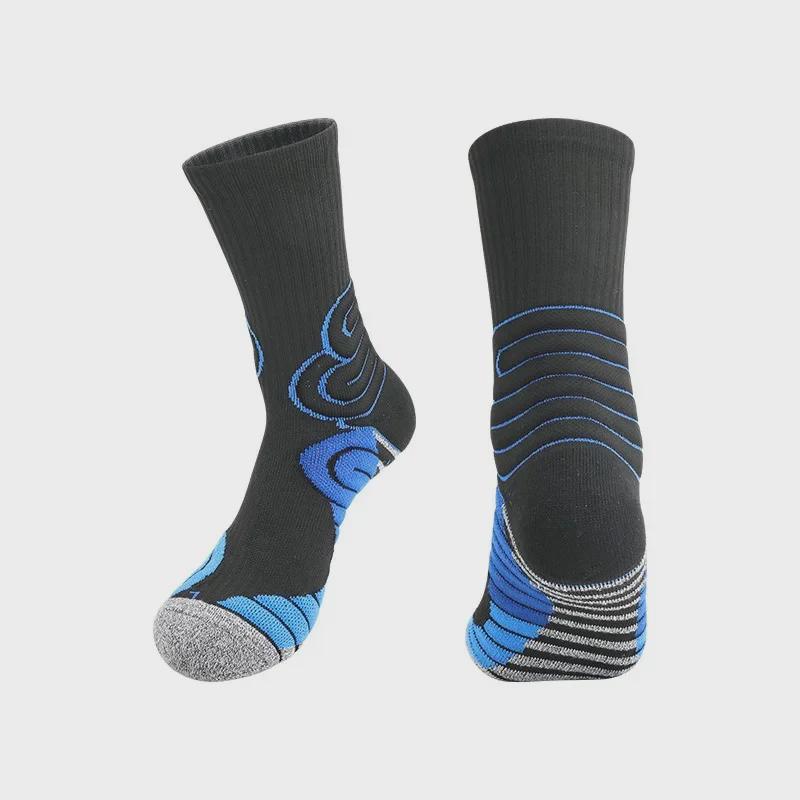 "Adult & Children's Long Tube Basketball Socks with Sweat-Absorbent Towel Bottom for Autumn & Winter"