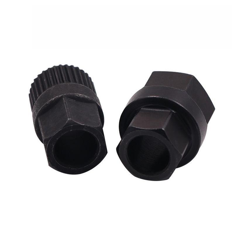 Car Generator Pulley Alternator Clutch Free Wheel Pulley Removal Tool With 33 Tooth V Belt Pulley Remover Black Car Accessories