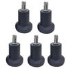 5Pcs Office Chair Glides Replacement Swivel Caster Wheels Heavy Duty Wheels for Fixed Stationary Use on All Floor Types
