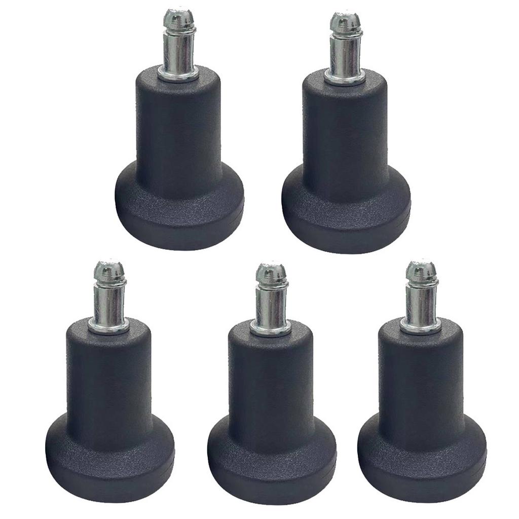 5Pcs Office Chair Glides Replacement Swivel Caster Wheels Heavy Duty Wheels for Fixed Stationary Use on All Floor Types