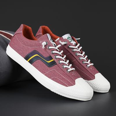 Moda 2022 Czerwone Letnie Oddychające Płócienne Buty Męskie Espadryle Wygodne Płaskie Bez Skóry Buty Męskie Casual Zapatos Hombre