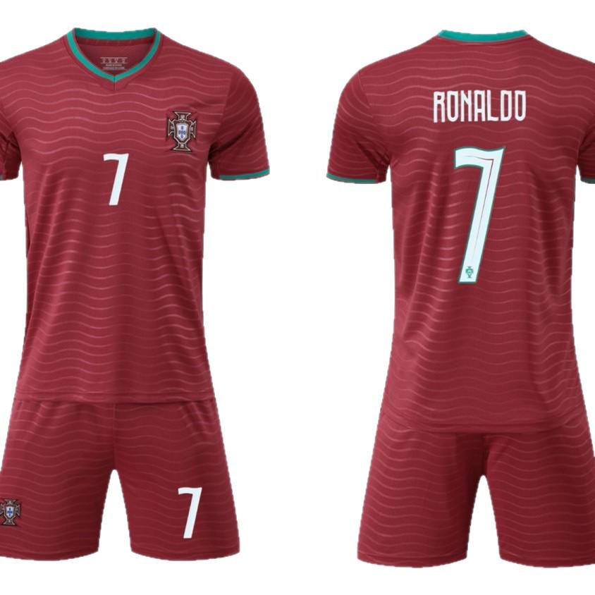Portugals Nationalteam Fotbollströja (2026-27) för Barn & Vuxna, Storlekar 14-3XL.