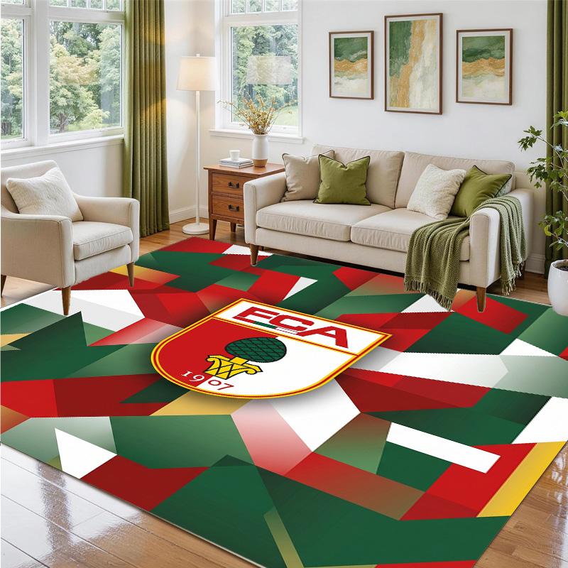 FC Augsburg FC Design Crystal Velvet Rug Soft Decorative Mat for Bedroom Entrance
