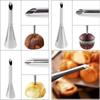 3Pcs Cream Icing Piping Nozzle Tips Set Stainless Steel Puff Mouth Puff Nozzle Tip Kit DIY Cupcake Puff Nozzle Tips Baking Tool