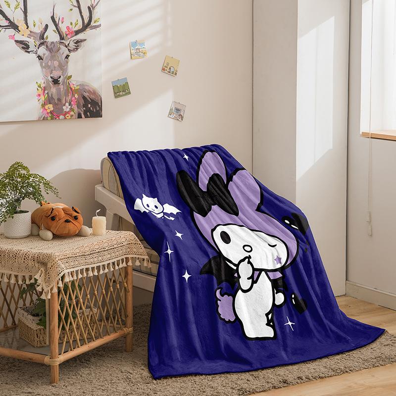 Kulomie Series Flannel Blanket 3D Printed Sofa Blanket Thickened Blanket