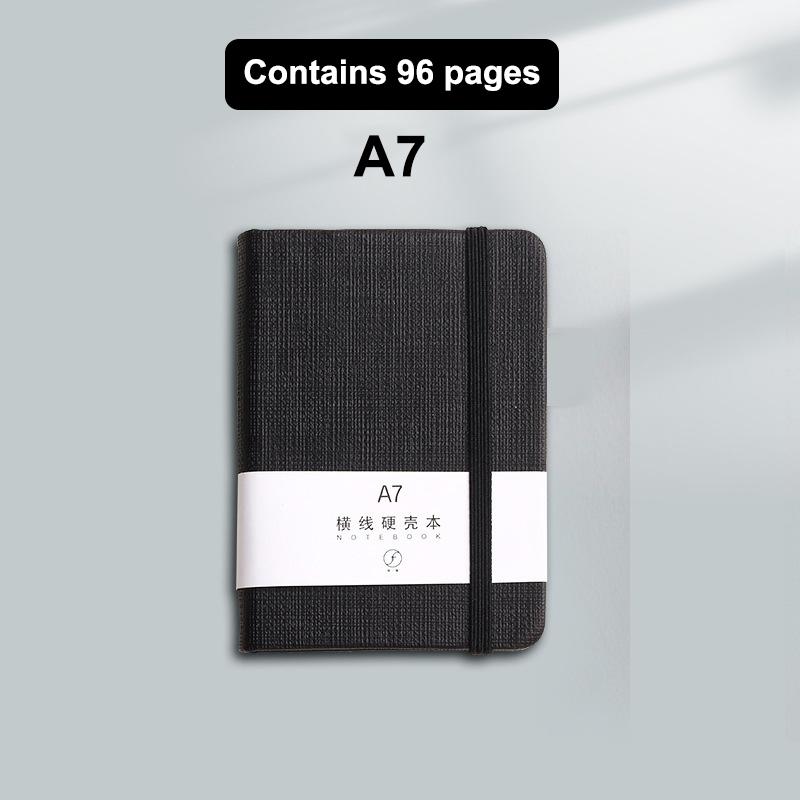 

Портативный блокнот из искусственной кожи карамельного цвета со списком дел, карманный утолщенный ежедневник, планировщик школьных канцелярских принадлежностей, подарки A10