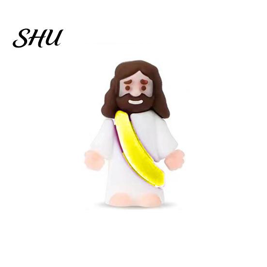 Jesus Model 12/48Pcs Mini Figurine PVC Savior Figure Themed Toy Statue Sculpture Desktop Decoration Easter Ornament Christmas Festival Gift Set