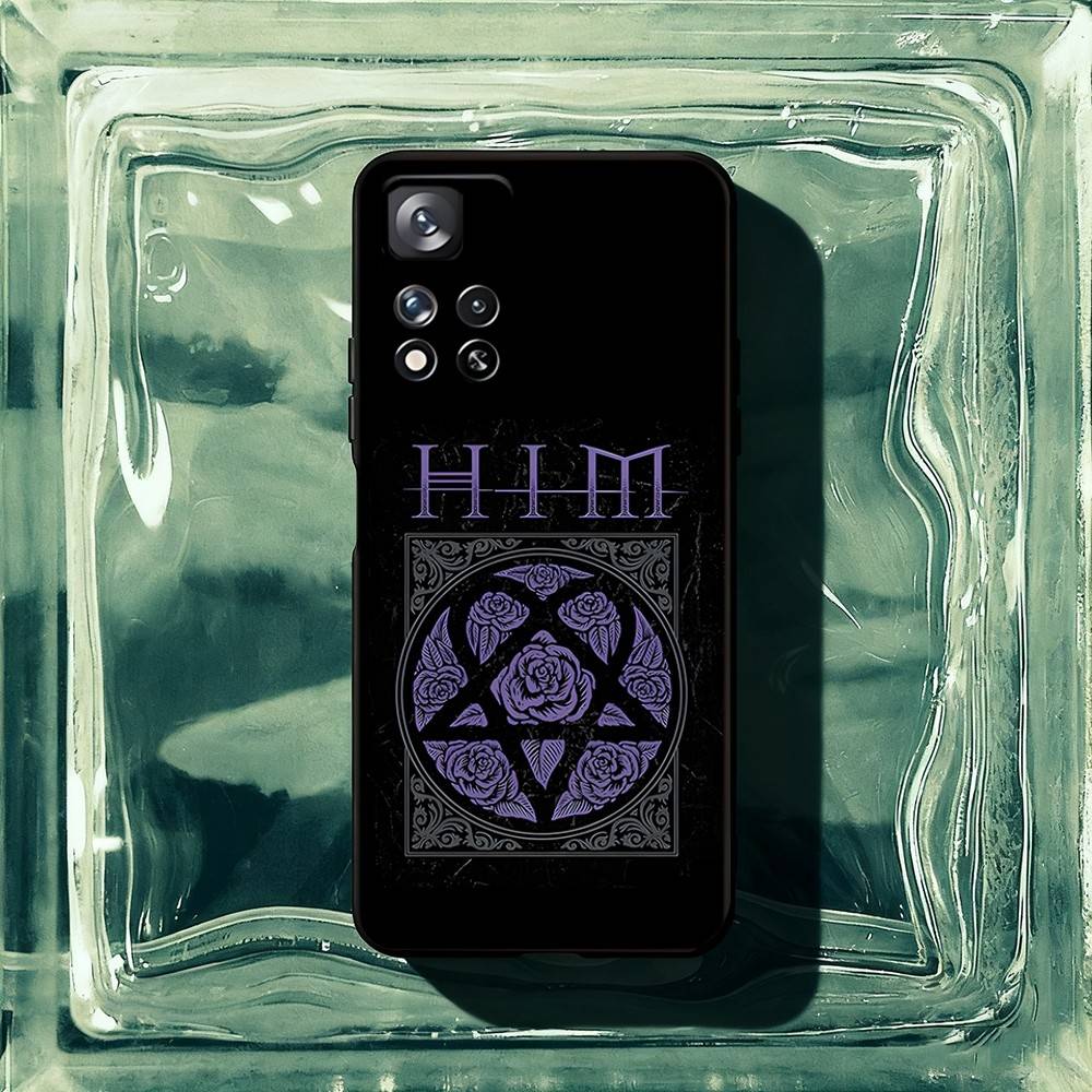 HIM Razorblade Romance Phone Case For Samsung Galaxy A53,52,73,72,32,31,30s,20s,Note,Ultra Soft Black Coque Funda SamsungA73 5G