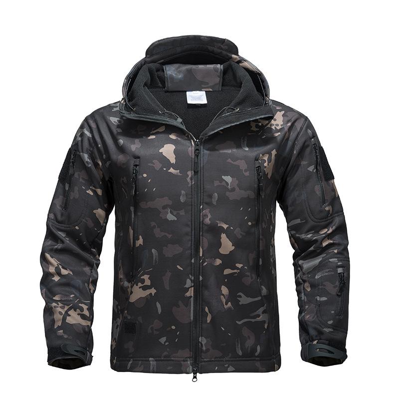 Vīriešu Ziemas Haizivs Ādas Softshell 3-in-1