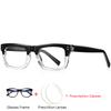 Transparent Black Frame Square Prescription Glasses Women Men Anti Blue Rays/Nearsighted/Hyperopia/Bifocal Optical Eyeglasses