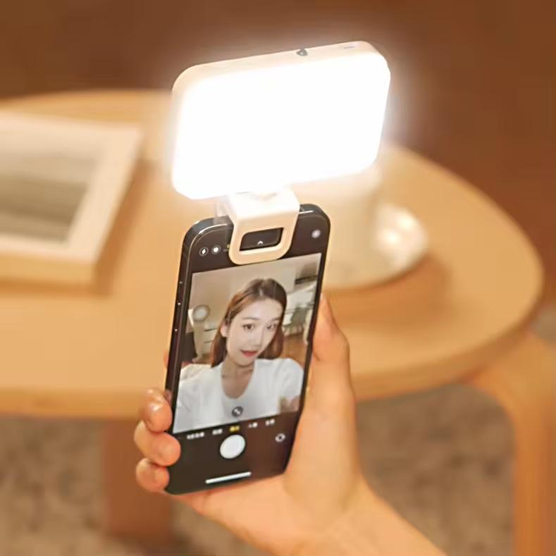 Portable Mobile Phone Selfie Fill Light for Photography and Live Streaming