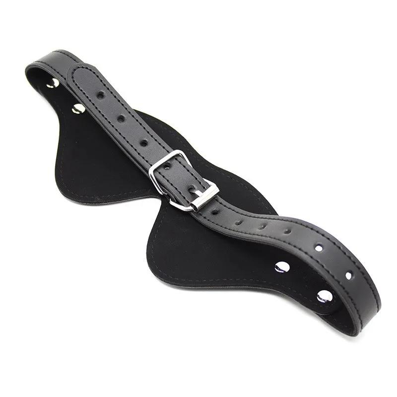 New Leather Cosplay Blindfold Sexy Fashion Adult Eye Patch Black Rose Pink Party Costume Props