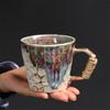 Kiln Ceramic Cup Hemp Rope Handle Mug Creative Water Cup Household High Value Coffee