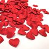 200/400pcs Valentine's Day Fabric Petals Hearts, Padded for Wedding Aisle Table Decor, Proposal & Photo Backdrop, Romantic Throw