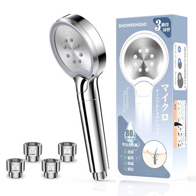 Upgraded Shower Bubble Shower Head for Beautiful Shower Head with 3 Mist Shower Comfortable High Cleaning Includes Easy Meets International Standard